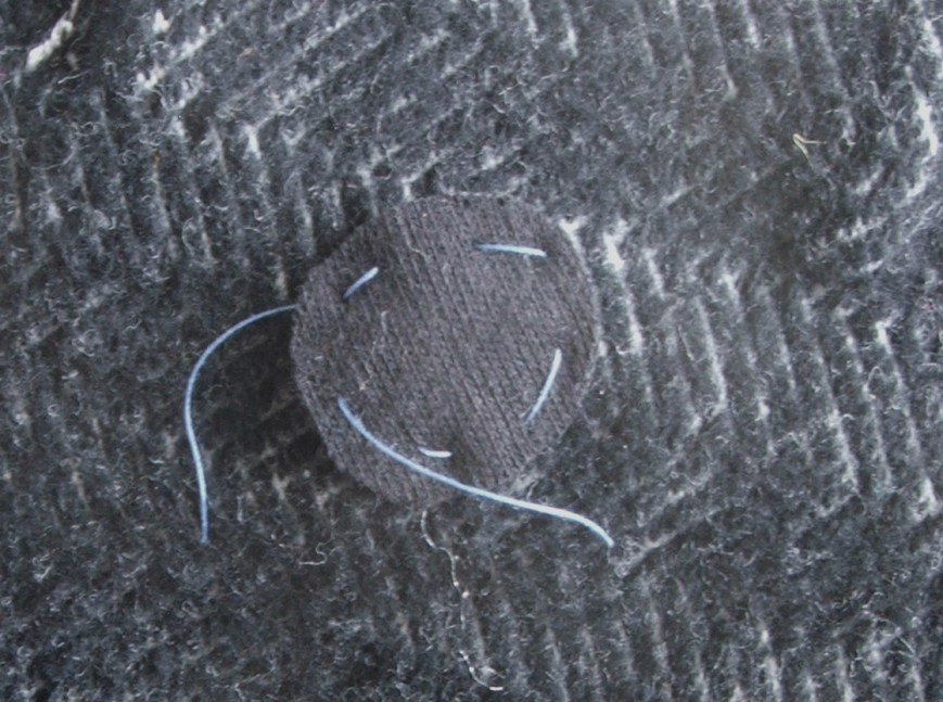 Fix a Ripped Out Button (or Other Small Hole) | Tasha Miller Griffith