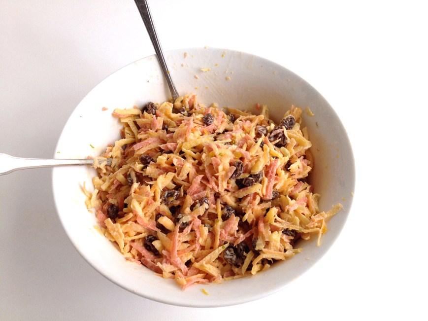Carrot & raisin salad 2