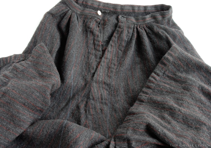 pinstripe skirt remodel 1