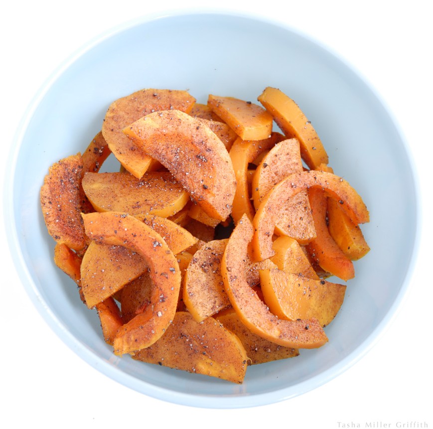 roasted butternut with sweet spices