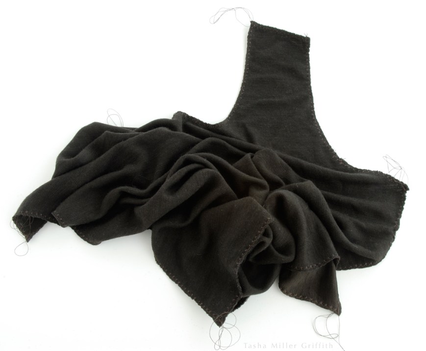 brown silk front piece