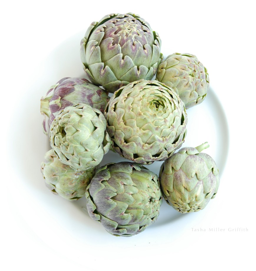 artichokes on plate