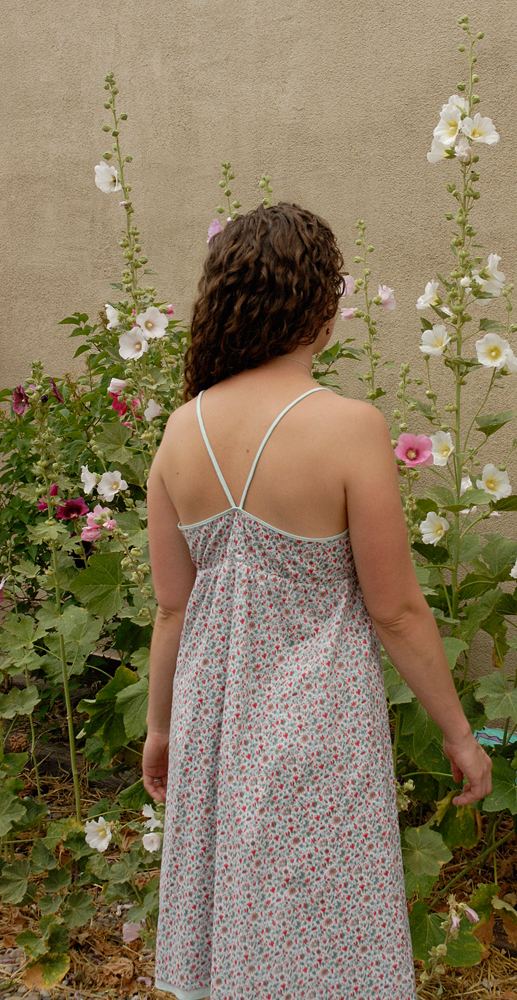 hot weather dress hollyhocks 2