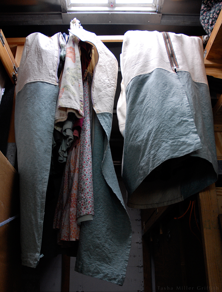 garment bags hanging
