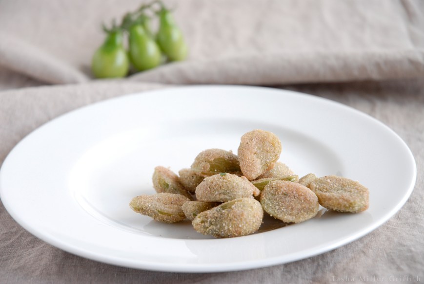 fried green cherry tomatoes