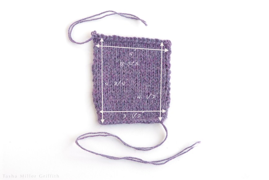 purple mittens sample before