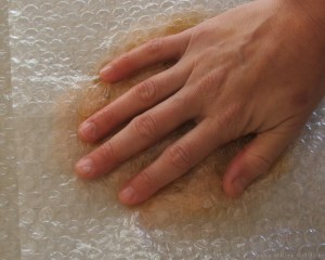 bubble wrap rub
