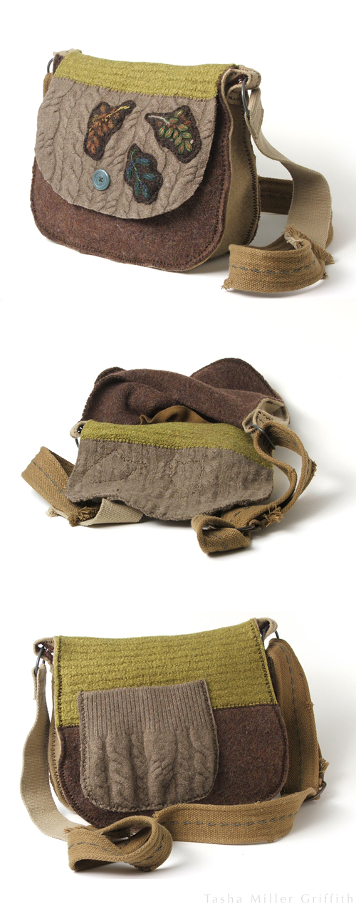 sewn felt bag example