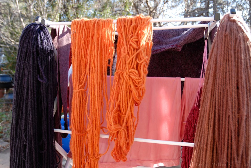 pink silk cami dyed hanging