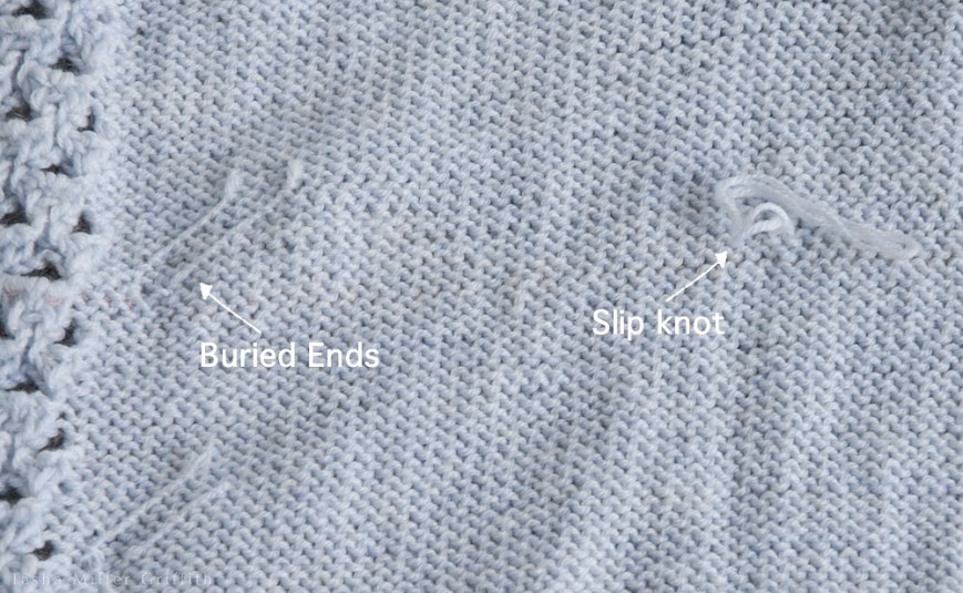 finishing knitting 1