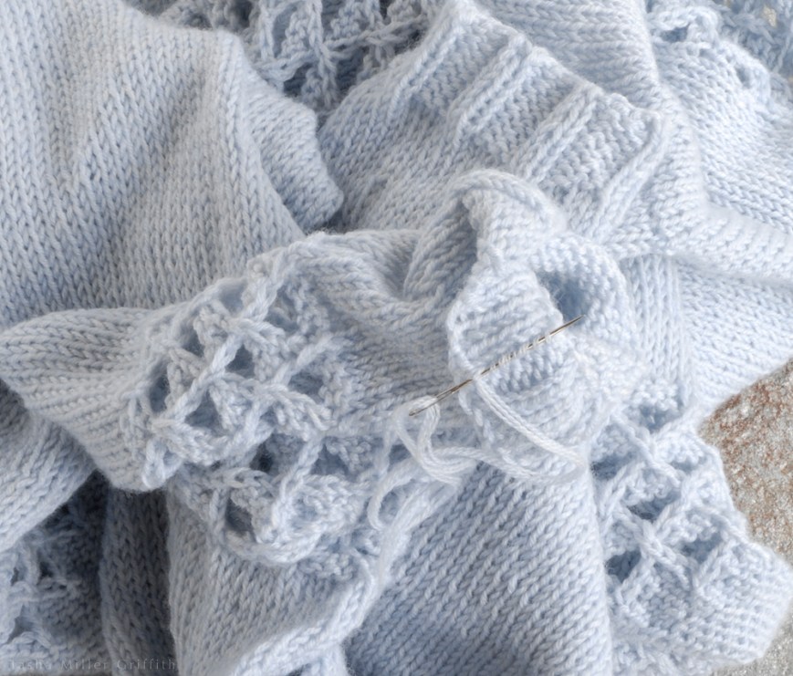 finishing knitting 6