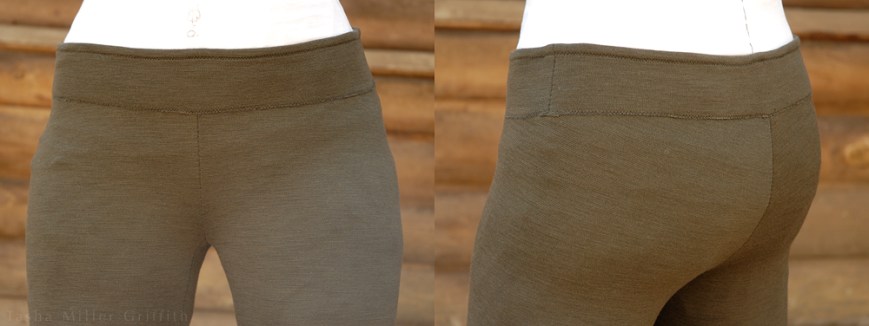 green wooly leggings 3