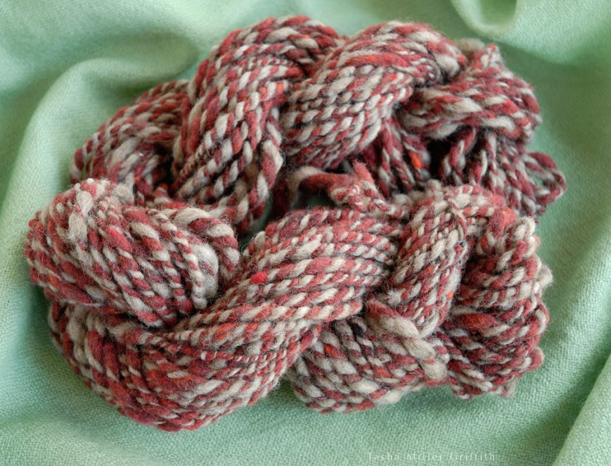 first handspun yarn 4