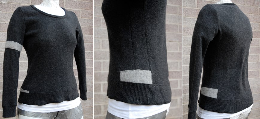 grey winter top on form