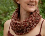 first handspun cowl 1
