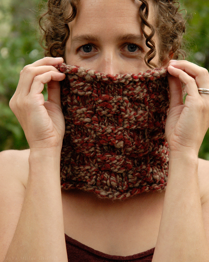 first handspun cowl 4