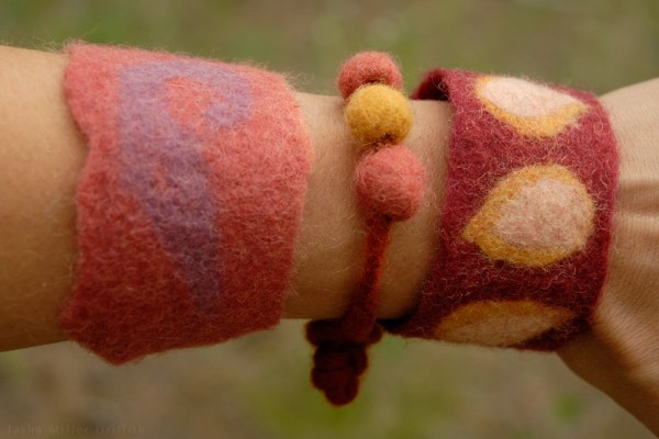 Felt Cuffs with Tasha