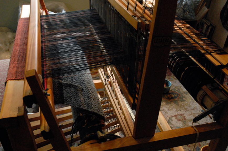 sw rug on loom