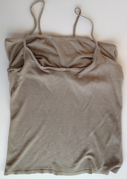 old silk cami before